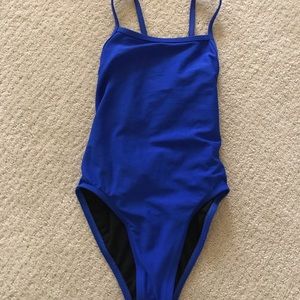 Jolyn one piece, royal blue swimsuit size 26